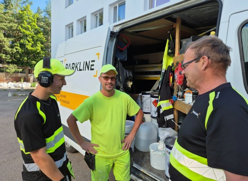 Parkline - Parkimisjoon ja tööohutuse tähistus markeerimine